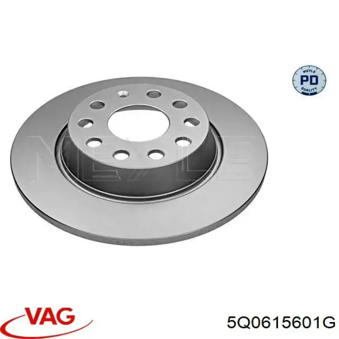 Tarcza hamulcowa tylna VAG 5Q0615601G
