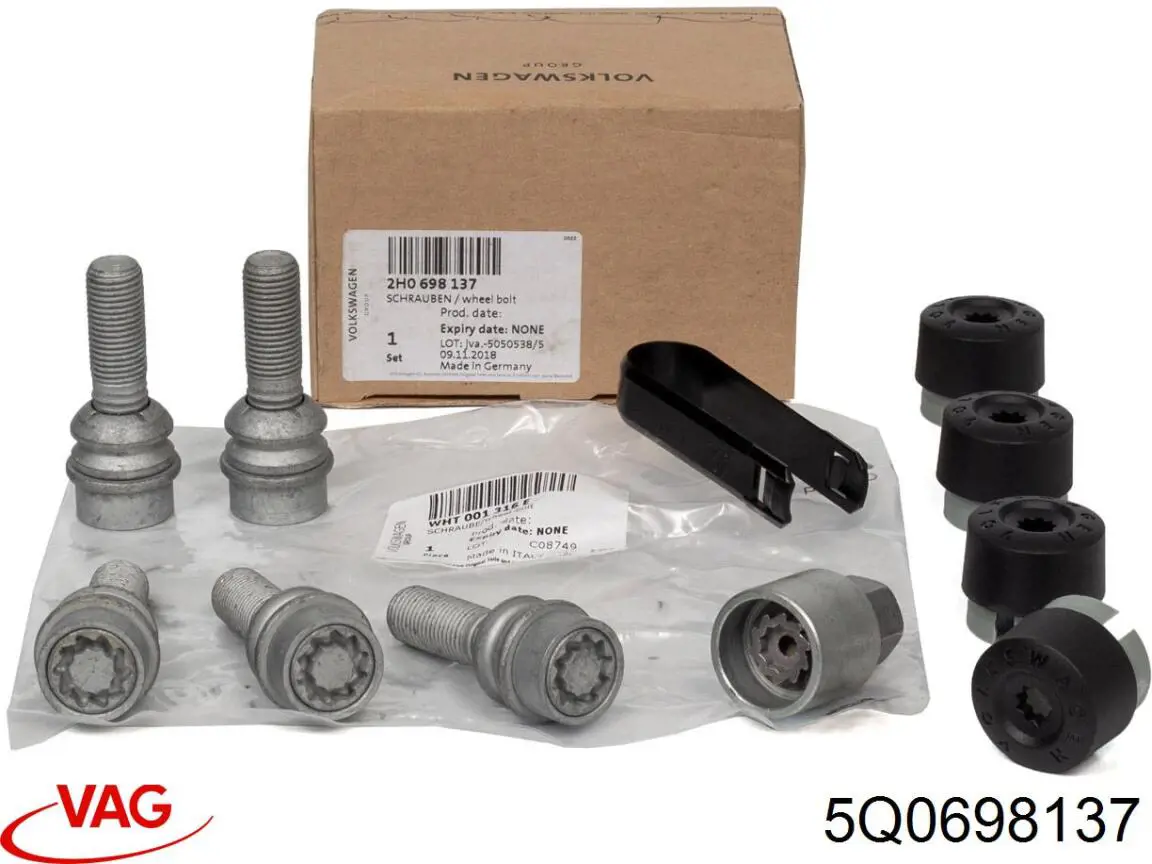 Śruba koła 5Q0698137 VAG