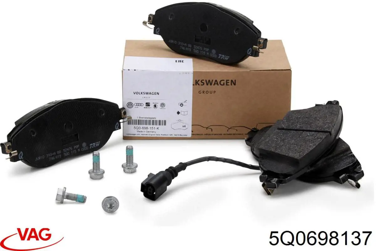 Śruba koła VAG 5Q0698137 cena, od 35,38 USD