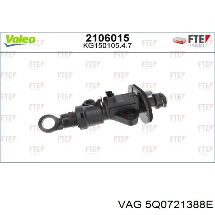 Do koszyka 5Q0721388E VAG Cylinder sprzęgła główny