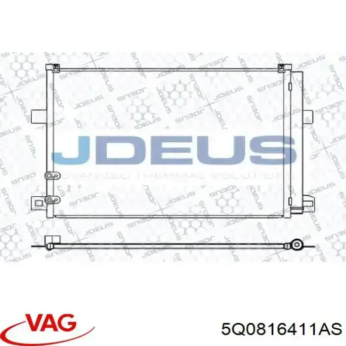 Chłodnica klimatyzacji VAG 5Q0816411AS cena, od 136,97 USD