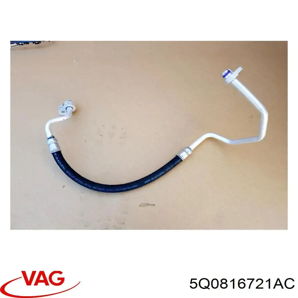 Przewód klimatyzacji, od sprężarki do chłodnicy VAG 5Q0816721AC cena, od 117,53 USD