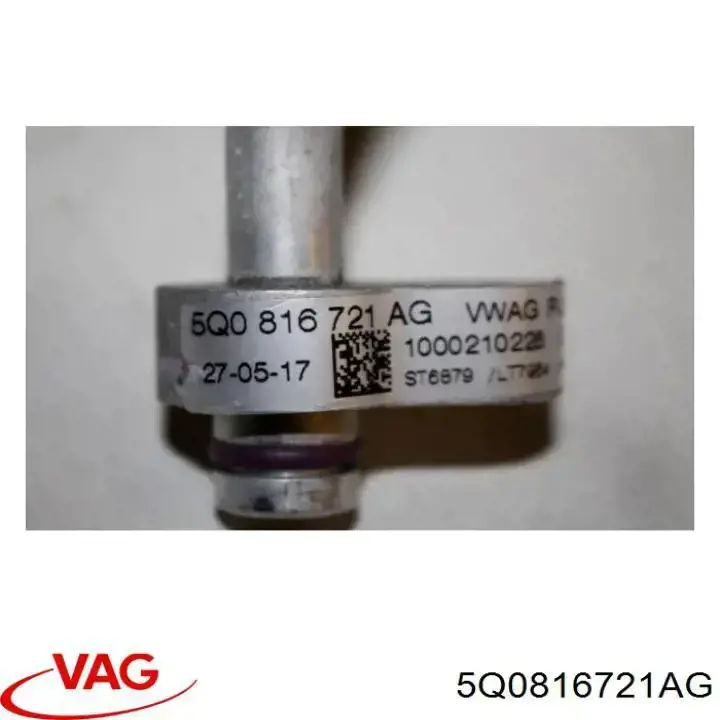 Przewód klimatyzacji, od sprężarki do chłodnicy VAG 5Q0816721C cena, od 128,94 USD