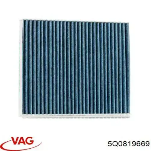 Do koszyka 5Q0819669 VAG Filtr kabiny