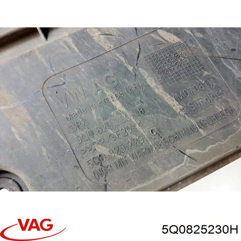 5Q0825230H VAG Osłona podwozia lewa
