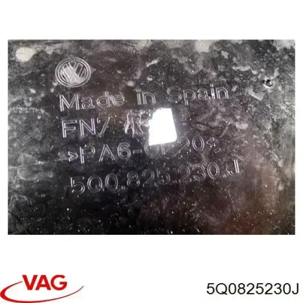 Osłona podwozia, część środkowa VAG 5Q0825230J cena, od 7,84 USD