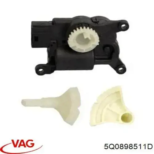 Do koszyka 5Q0898511D VAG Silniczek klapy nagrzewnicy