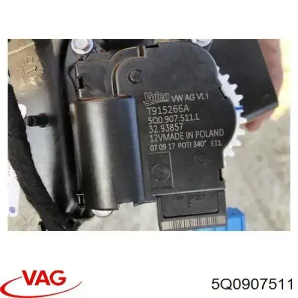 Silniczek klapy nagrzewnicy VAG 5Q0907511 cena, od 44,27 USD