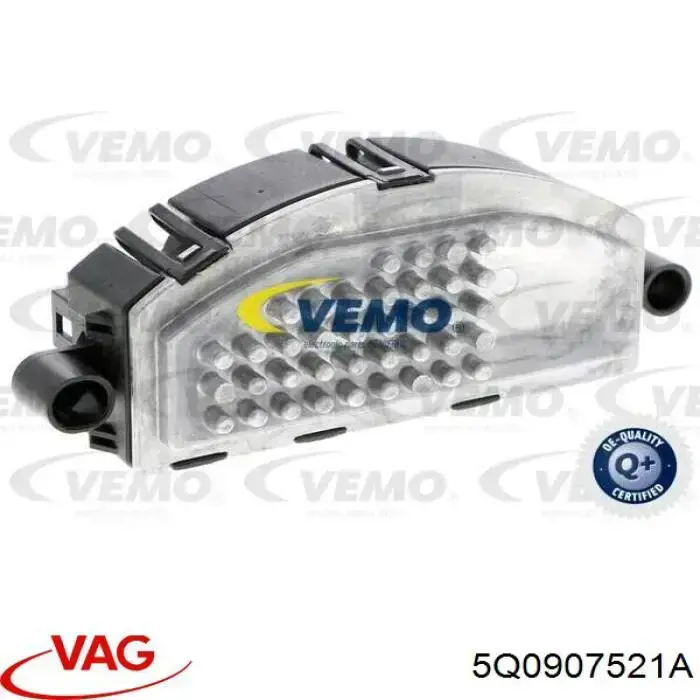 5Q0907521A VAG Rezystor wentylatora nagrzewnicy (ogrzewacza kabiny)