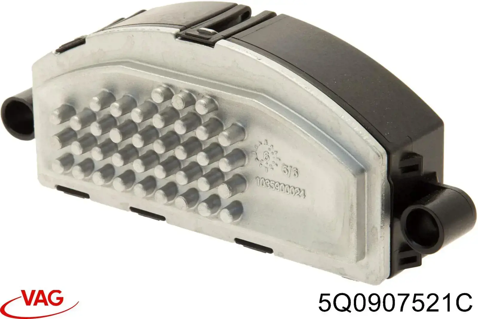 Do koszyka 5Q0907521C VAG Rezystor wentylatora nagrzewnicy (ogrzewacza kabiny)