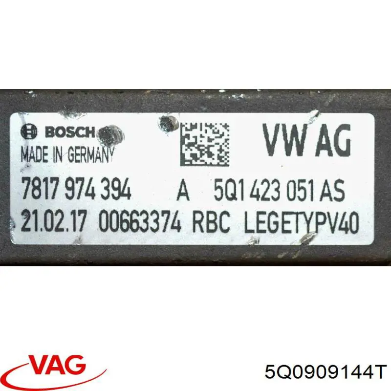 5Q0909144T VAG Listwa kierownicza (maglownica)