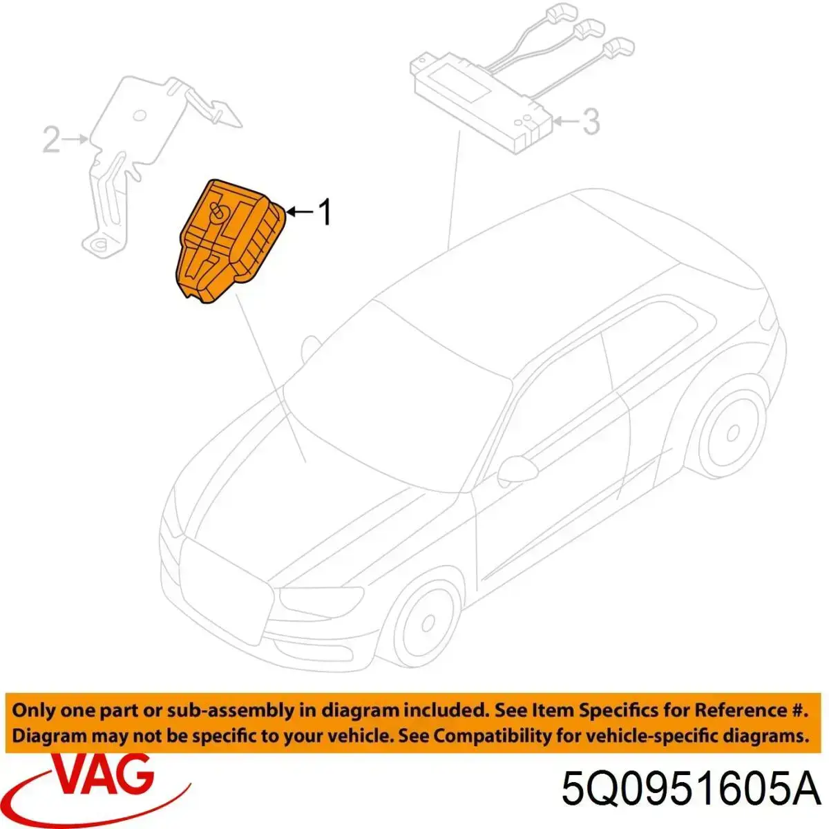 Alarm systemu antynapadu VAG 5Q0951605A cena, od 54,48 USD