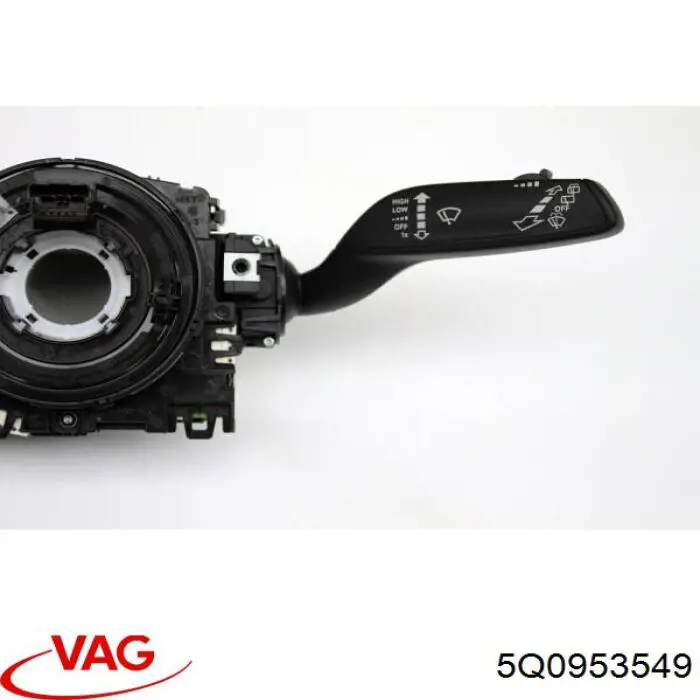 Pierścień kontaktowy AIRBAG, taśma kierownicy 5Q0953549 VAG