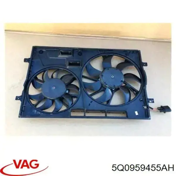 Wentylator elektryczny układu chłodzenia, kompletny (silnik+wirnik) prawy VAG 5Q0959455AH cena, od 69,41 USD