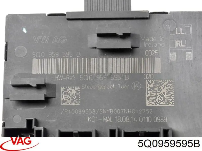 5Q0959595B VAG Blok komfortu tylnych drzwi