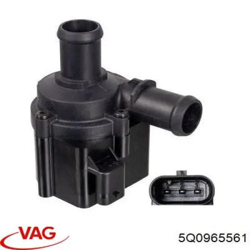 Do koszyka 5Q0965561 VAG Pompa chłodzenia wodą, dodatkowa elektryczna
