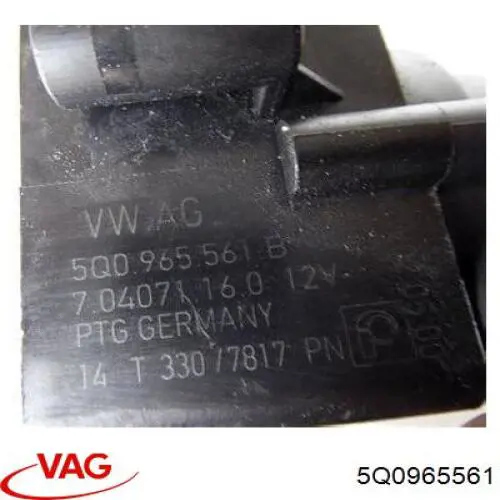 Pompa chłodzenia wodą, dodatkowa elektryczna VAG 5Q0965561 cena, od 7,84 USD