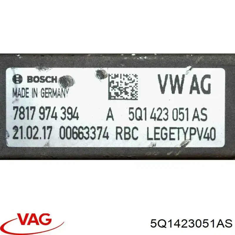 Listwa kierownicza (maglownica) VAG 5Q1423051AS cena, od 345,62 USD
