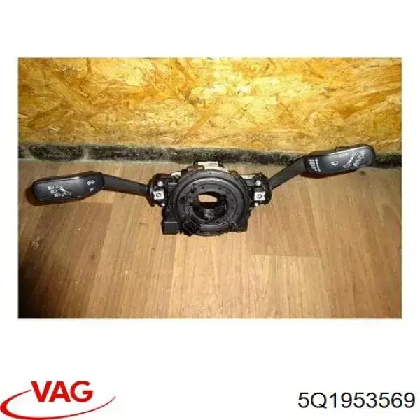 Pierścień kontaktowy AIRBAG, taśma kierownicy 5Q1953569 VAG