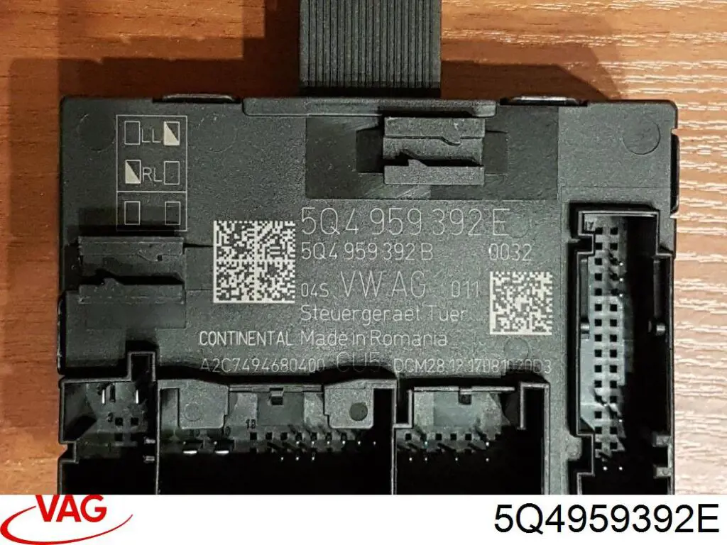 5Q4959392E VAG Blok komfortu przednich drzwi