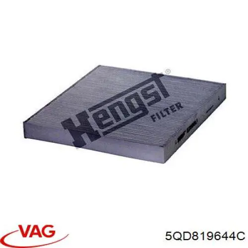 Filtr kabiny VAG 5QD819644C cena, od 8,84 USD
