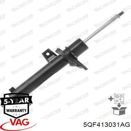 5QF413031AG VAG Amortyzator przedni