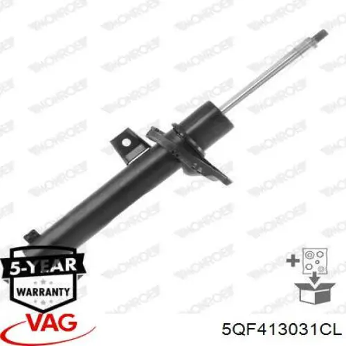5QF413031CL VAG Amortyzator przedni