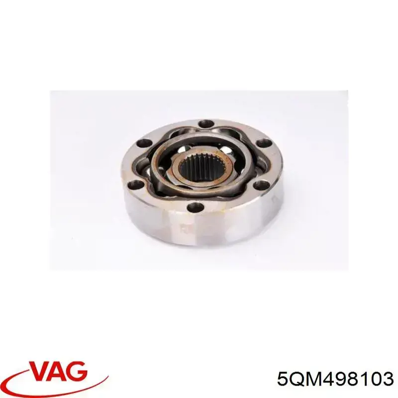 Do koszyka 5QM498103 VAG Przegub homokinetyczny przedni wewnętrzny