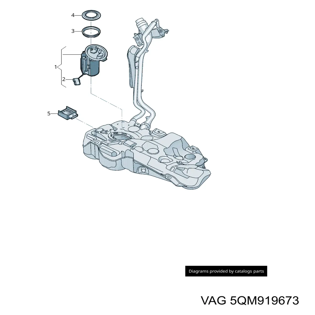 Czujnik poziomu paliwa w zbiorniku Volkswagen Jetta VII sedana (BU3, BU4) (2017 - 2026) cena, od 406,24 USD
