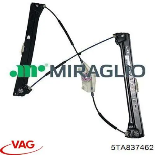 Mechanizm podnoszenia szyby drzwi przednich prawych Volkswagen Touran III minivan (5T1) (2015 - 2026) cena, od 97,83 USD