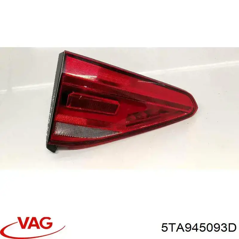 Lampa zespolona tylna lewa wewnętrzna VAG 5TA945093D cena, od 100,45 USD
