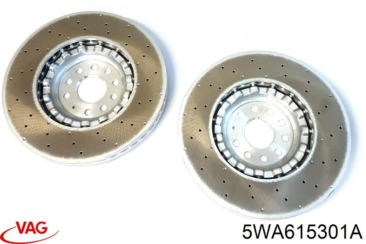 5WA615301J VAG Tarcza hamulcowa przednia