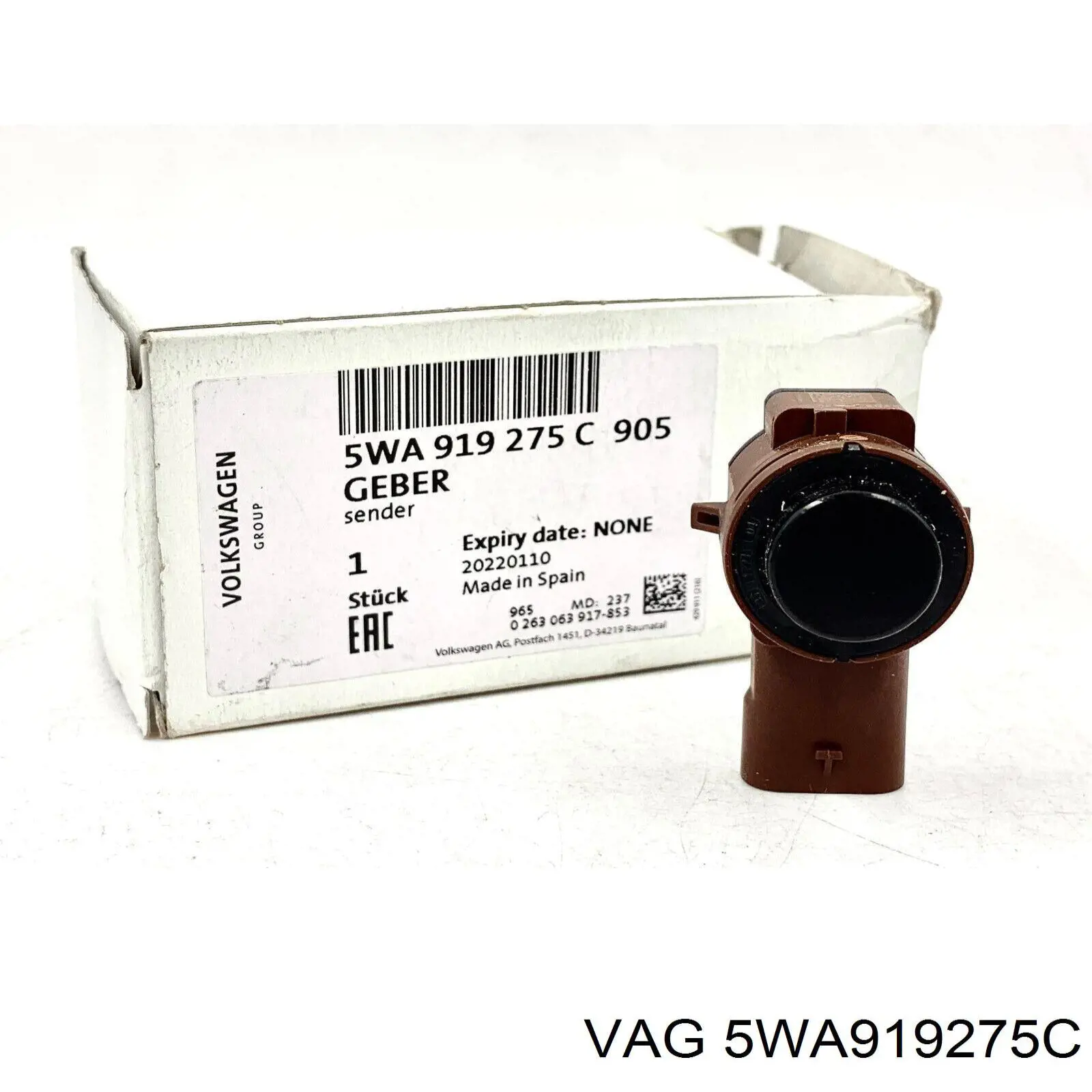 5WA919275C VAG Czujnik parkowania tylny