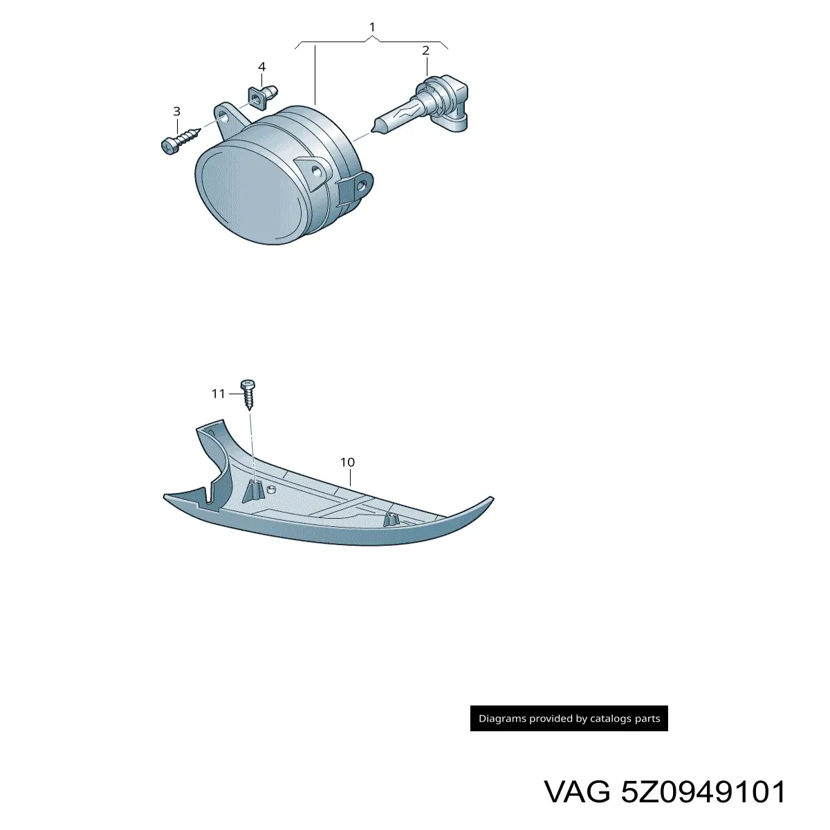 Powtarzacz kierunkowskazu na błotniku do Volkswagen Passat B7 362