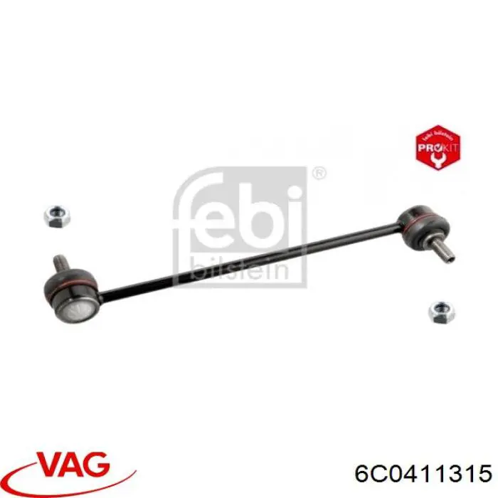 Łącznik stabilizatora przedniego VAG 6C0411315 cena, od 13,43 USD