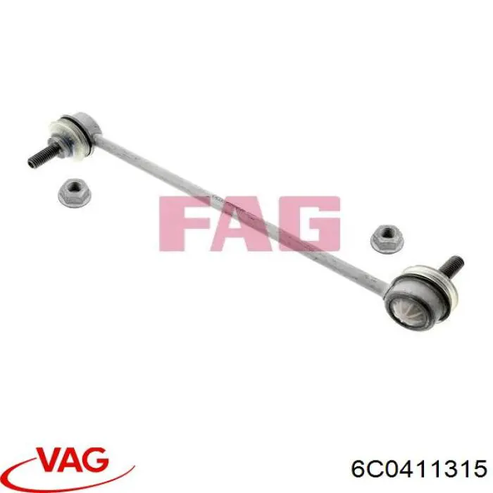 Do koszyka 6C0411315 VAG Łącznik stabilizatora przedniego