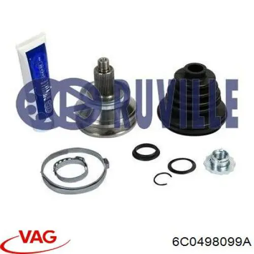 6C0498099A VAG Przegub homokinetyczny przedni zewnętrzny