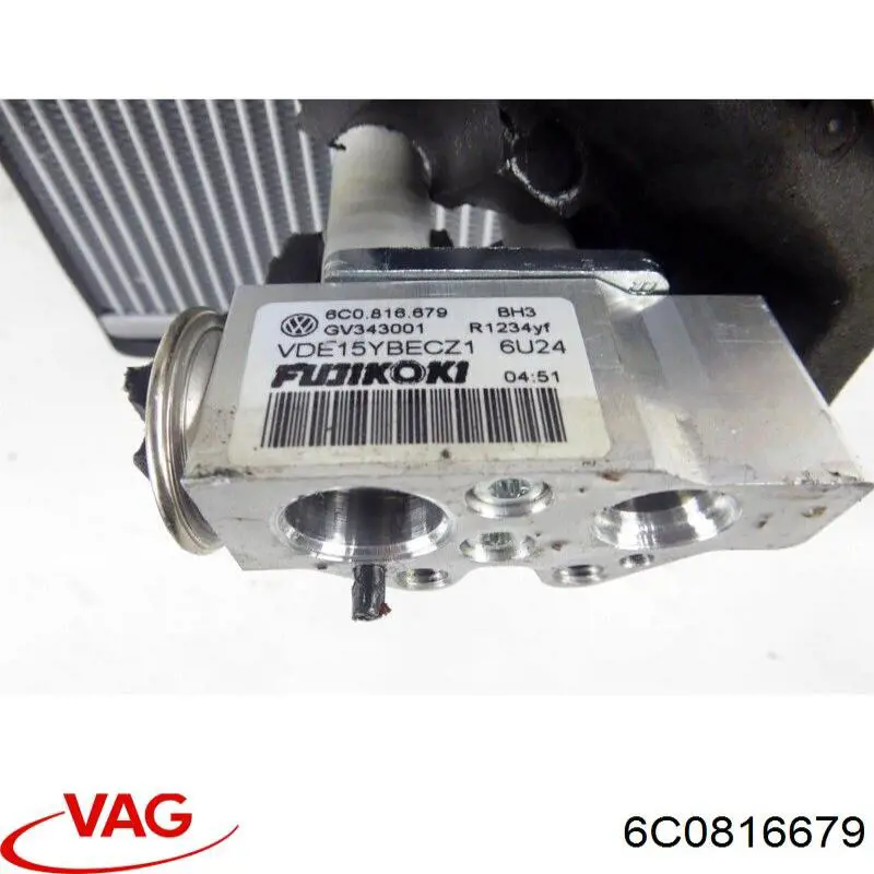 6C0816679 VAG Zawór termostatyczny klimatyzacji