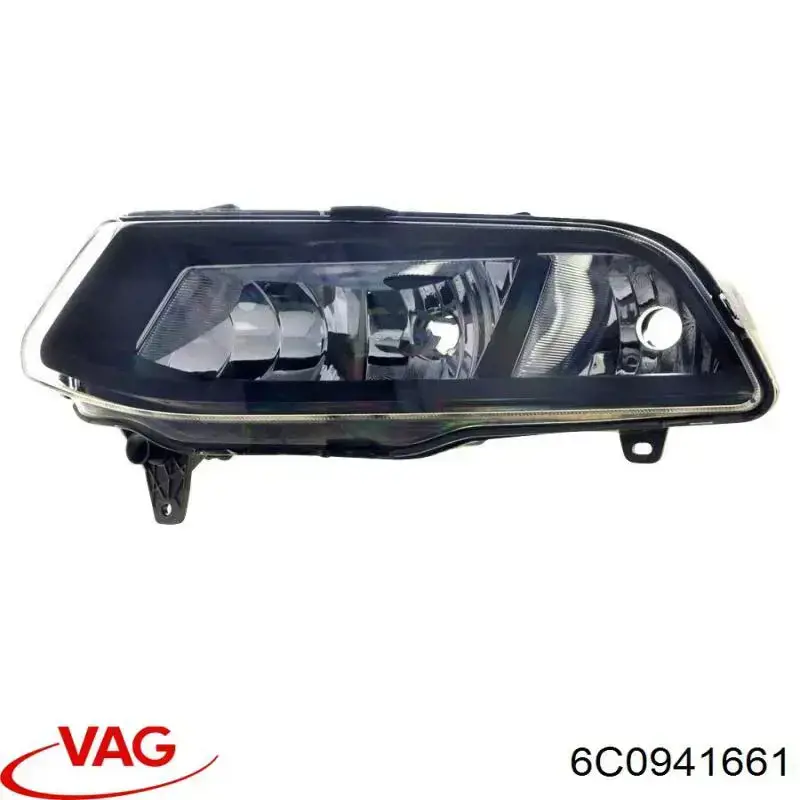 6C0941661 VAG Lampa przeciwmgielna lewa