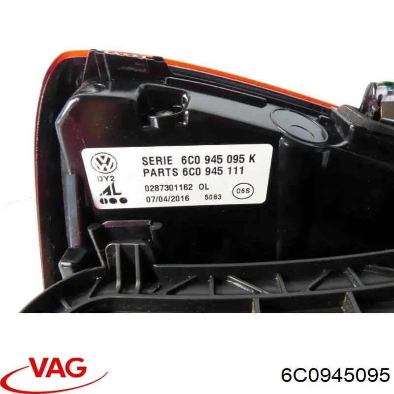 6C0945095 VAG Lampa zespolona tylna lewa