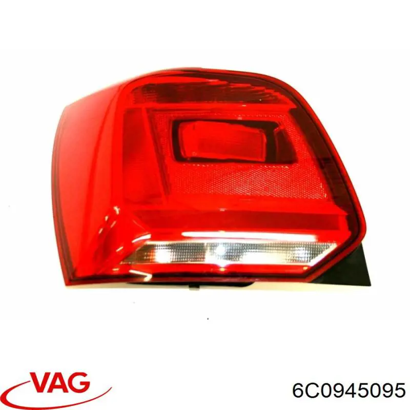 Lampa zespolona tylna lewa VAG 6C0945095 cena, od 95,39 USD