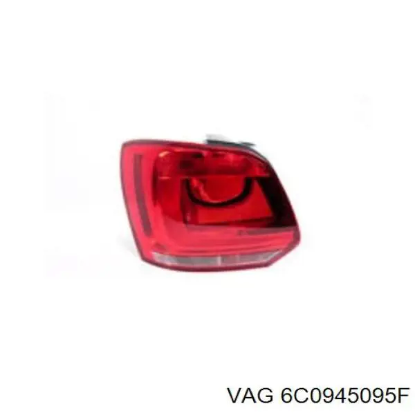 6C0945095F VAG Lampa zespolona tylna lewa