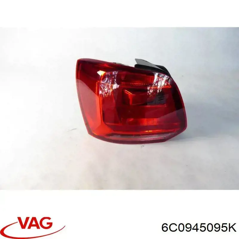 Lampa zespolona tylna lewa VAG 6C0945095K cena, od 98,89 USD