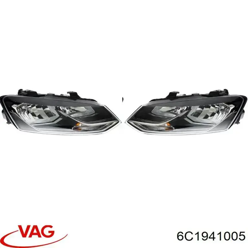 6C1941005 VAG Reflektor lewy