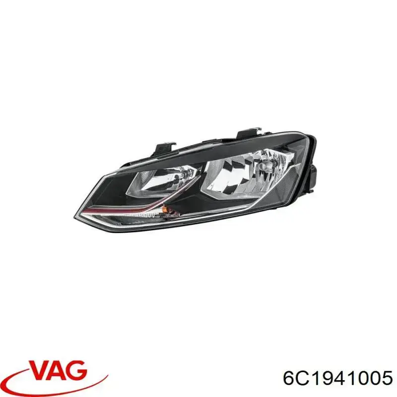 Reflektor lewy VAG 6C1941005 cena, od 159,38 USD