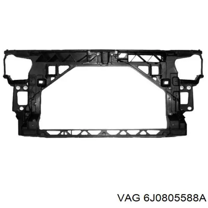 Osłona chłodnicy kompletna (panel mocowania reflektorów) VAG 6J0805588A cena, od 105,59 USD