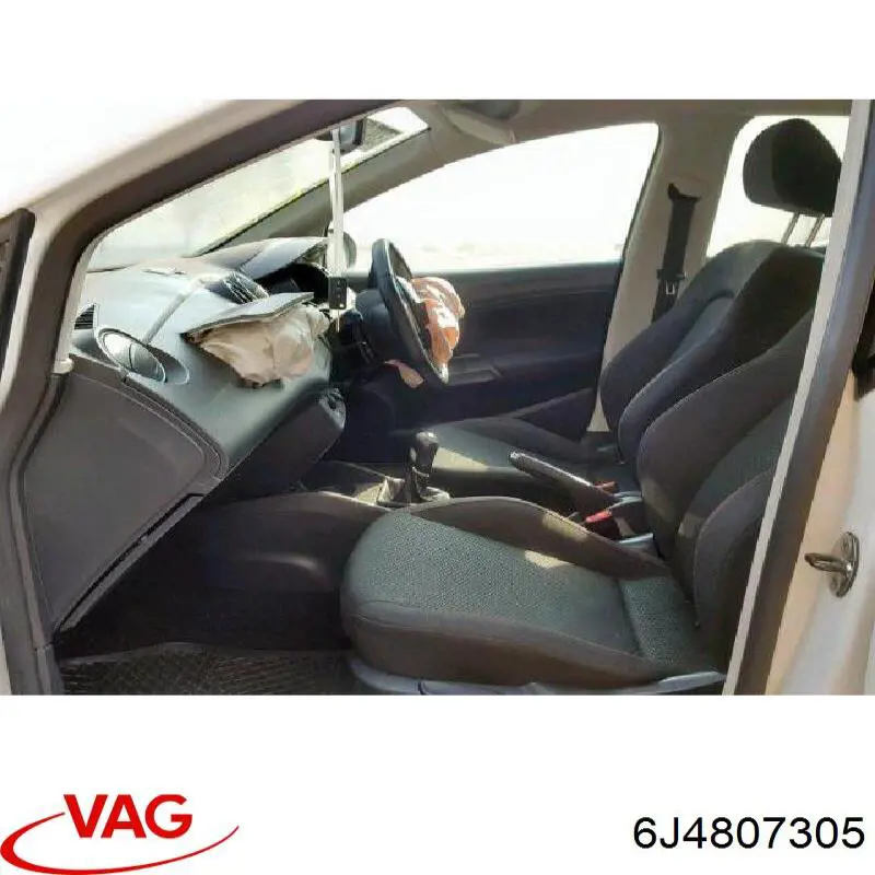 6J4807305 VAG Wzmocnienie zderzaka tylnego