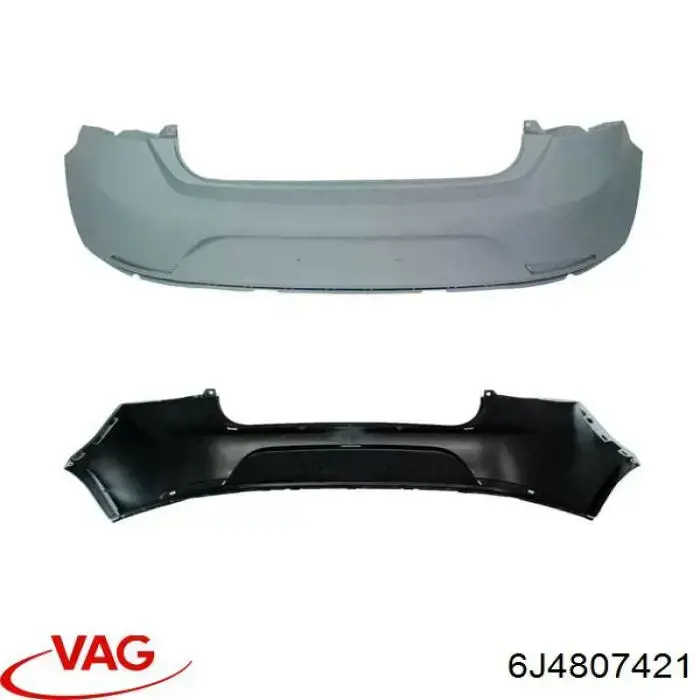 Zderzak tylny VAG 6J4807421 cena, od 192,02 USD