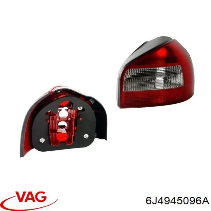 Lampa zespolona tylna prawa VAG 6J4945096A cena, od 68,10 USD