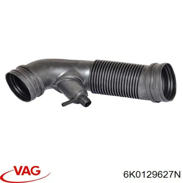 6K0129627N VAG Króciec powietrza, przepływomierz